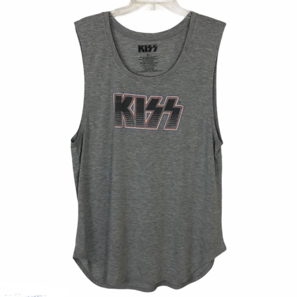 Kiss Muscle Top in Gray Vintage Look XL